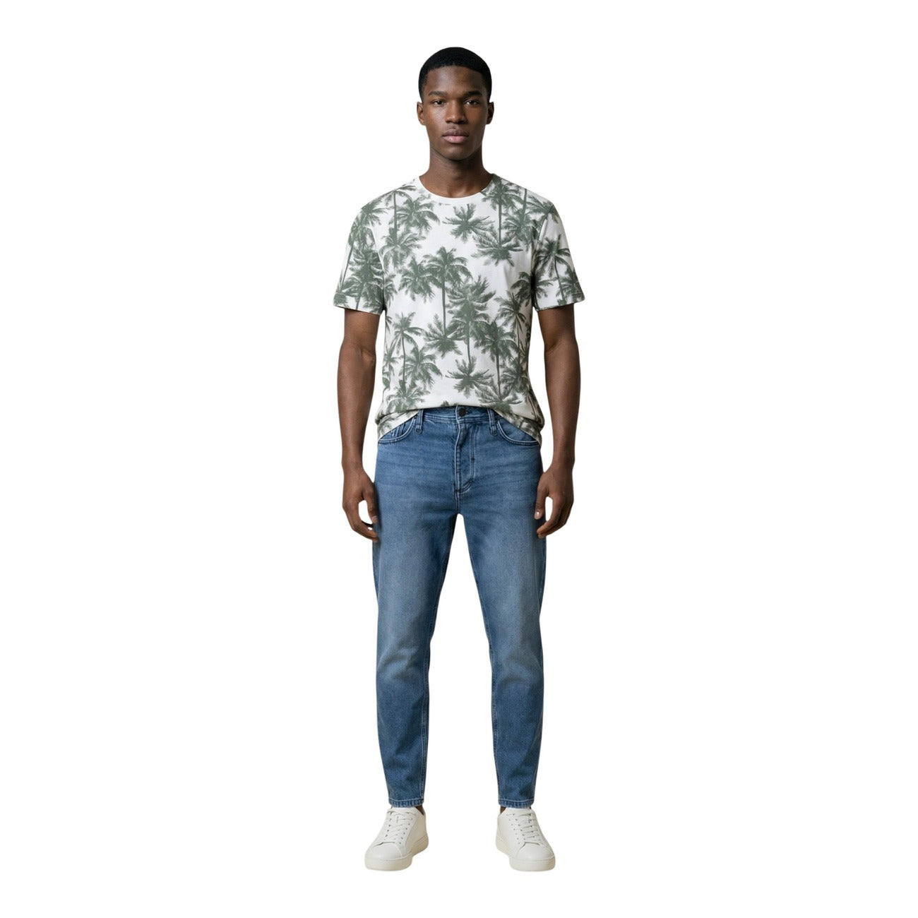 2451798 Antony Morato T-Shirt Verde Stampa 100% Cotone Uomo
