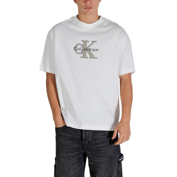T-shirt Bianca Stampa Uomo