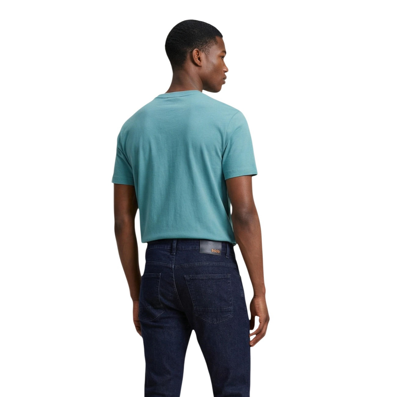 2452014 Calvin Klein Jeans T-Shirt Verde Stampa Uomo