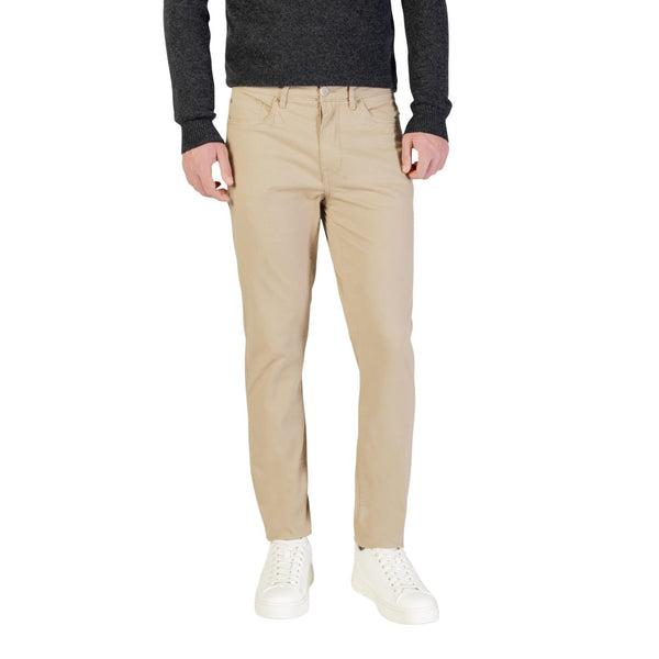Pantaloni Cinque Tasche Slim Beige