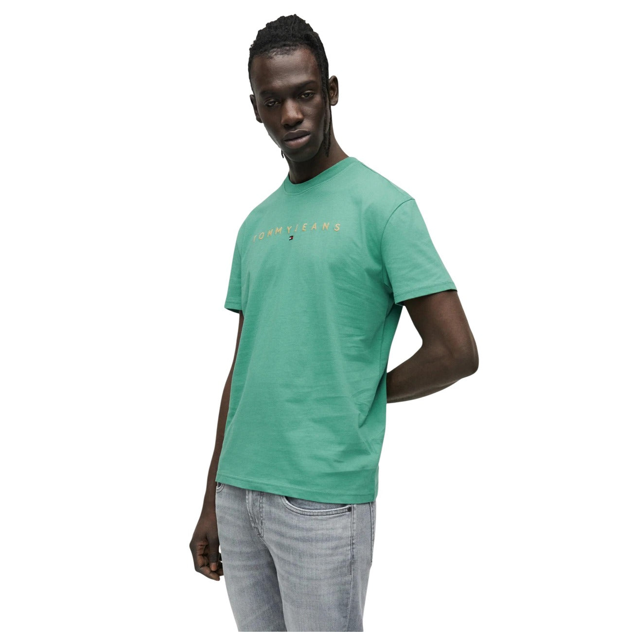 2452833 Tommy Hilfiger Jeans T-Shirt Verde Uomo