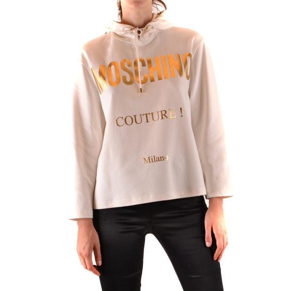 Felpa In Jersey Interlock Con Logo Moschino Couture