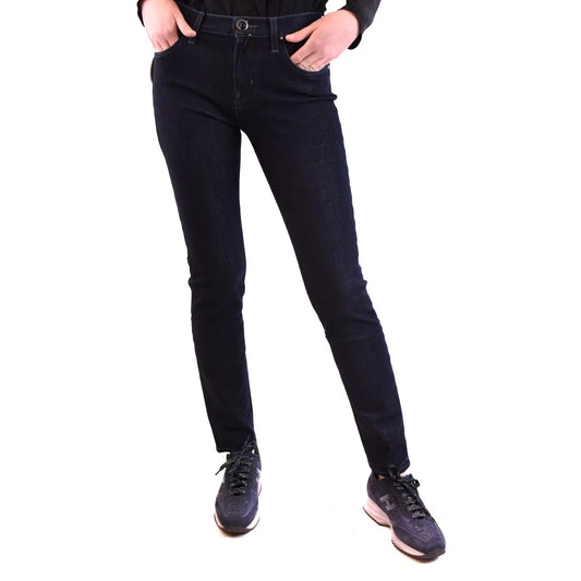 2437797 Jacob Cohen Jeans Blu Cotone Tasche Made Italy Donna