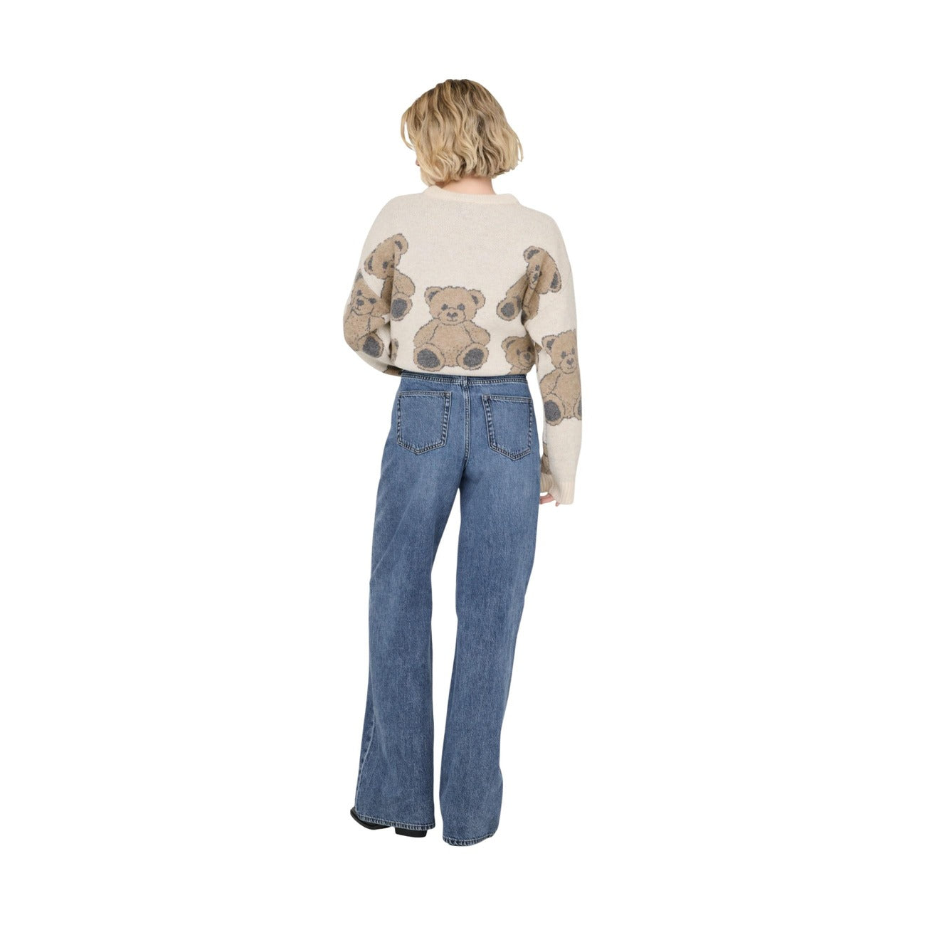 515833 Only Jeans Blu Cotone Organico Donna