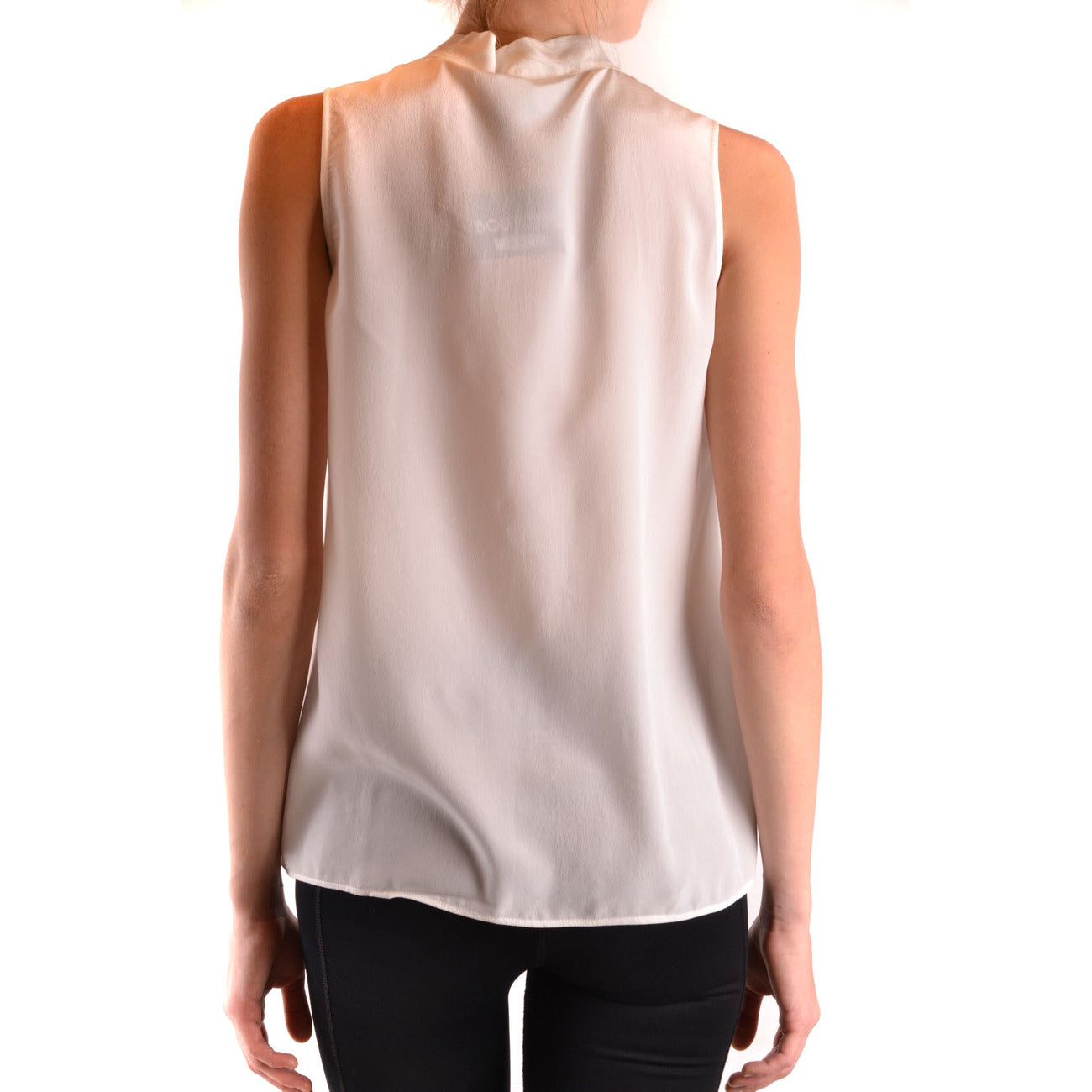 487486 Boutique Moschino Blusa Beige Donna Primavera/Estate