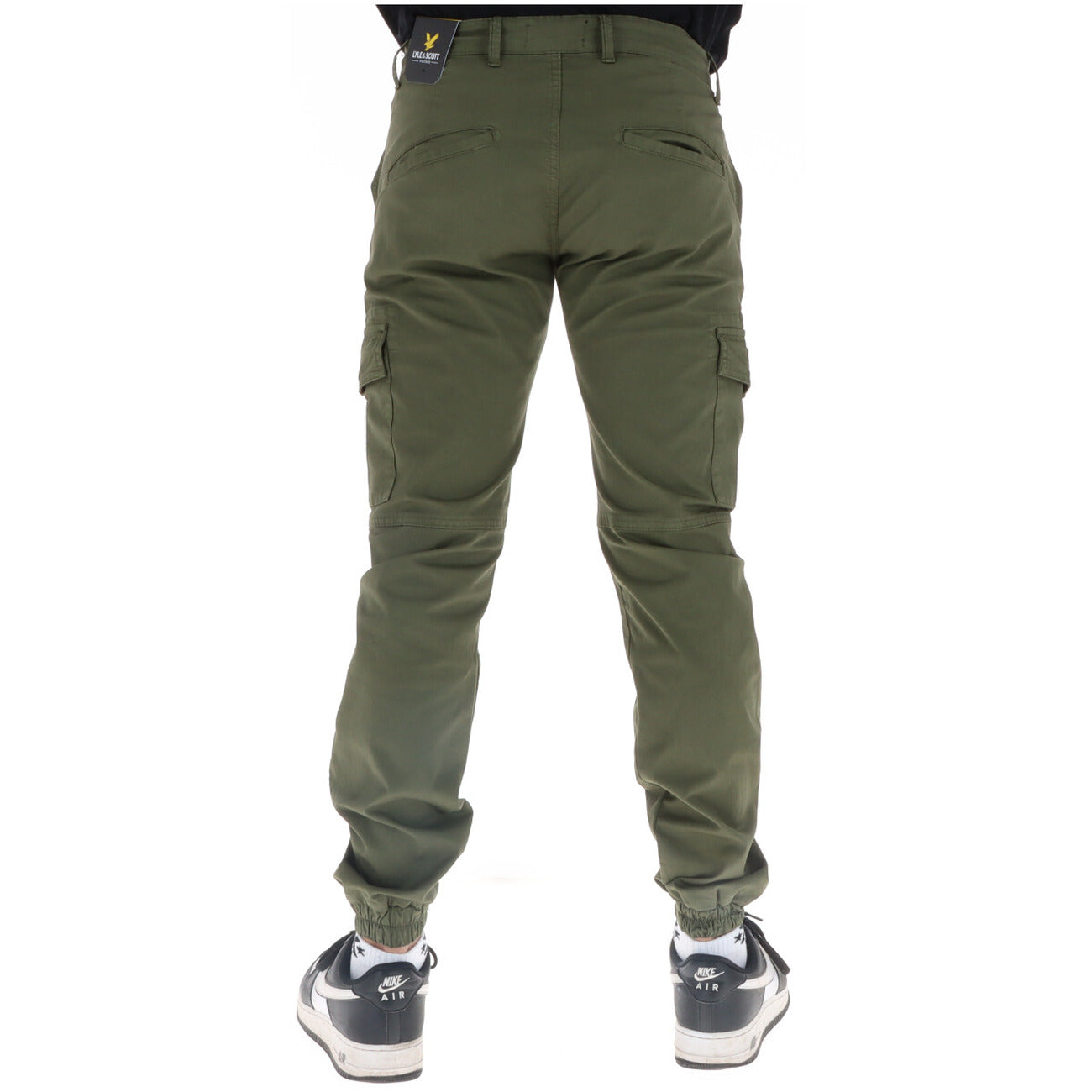 2219921 Lyle & Scott Pantaloni Verde Stampa Uomo