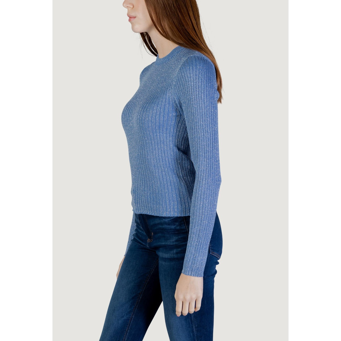 2452448 Jacqueline De Yong Maglia Azzurra Donna