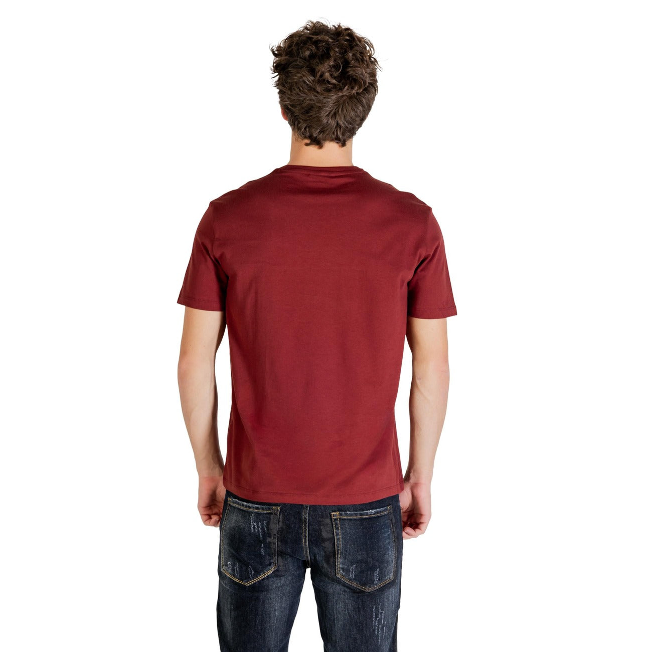2447023 Calvin Klein Jeans T-Shirt Rossa Uomo