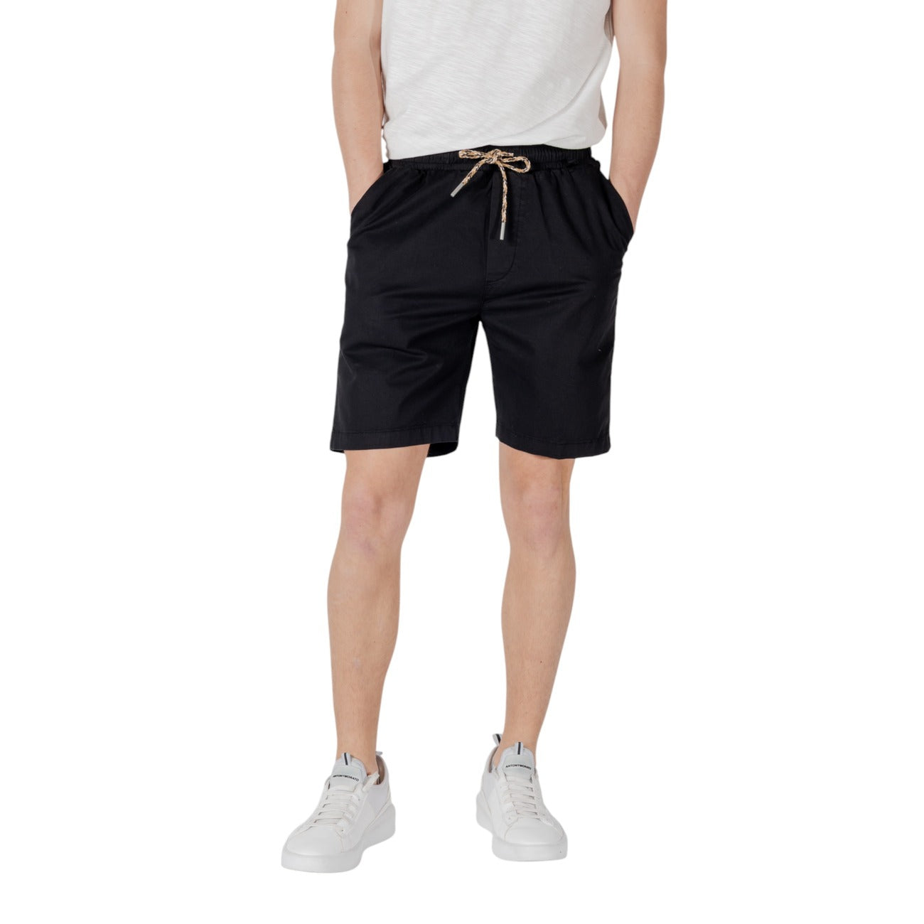 2417942 Gianni Lupo Bermuda Nero Uomo