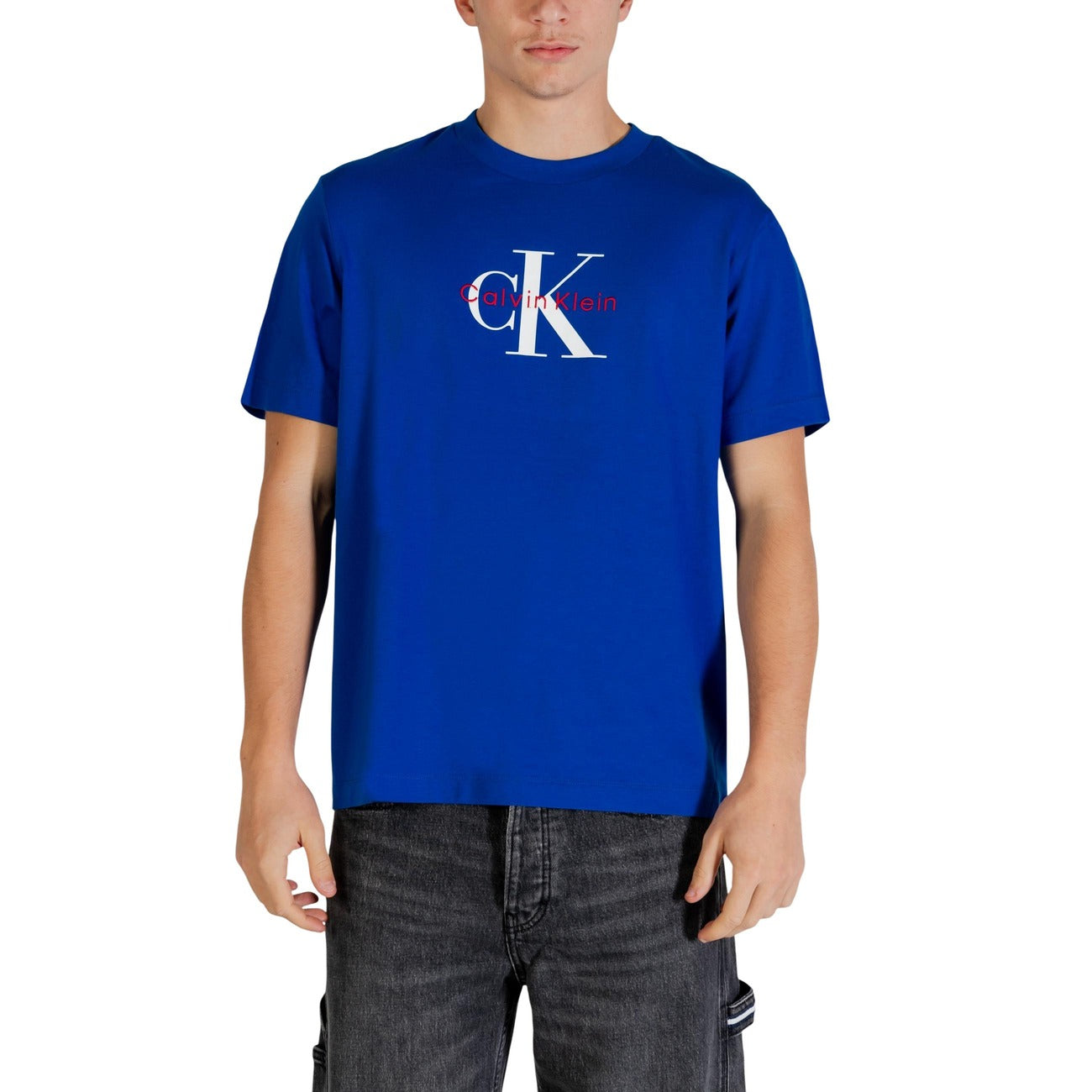 2447242 Calvin Klein Jeans T-shirt Blu Uomo