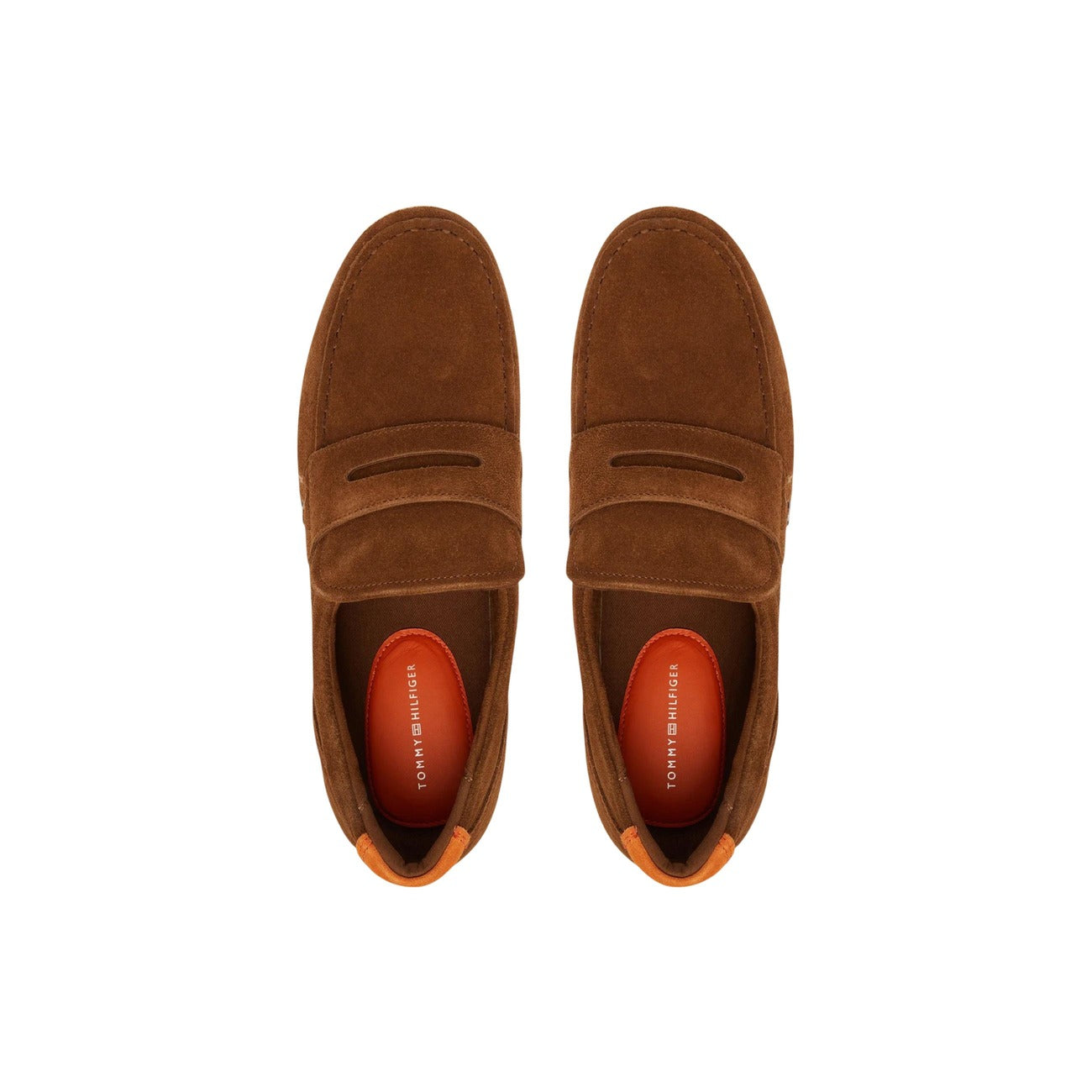 515822 Tommy Hilfiger Scarpe Basse Cammello Camoscio Uomo