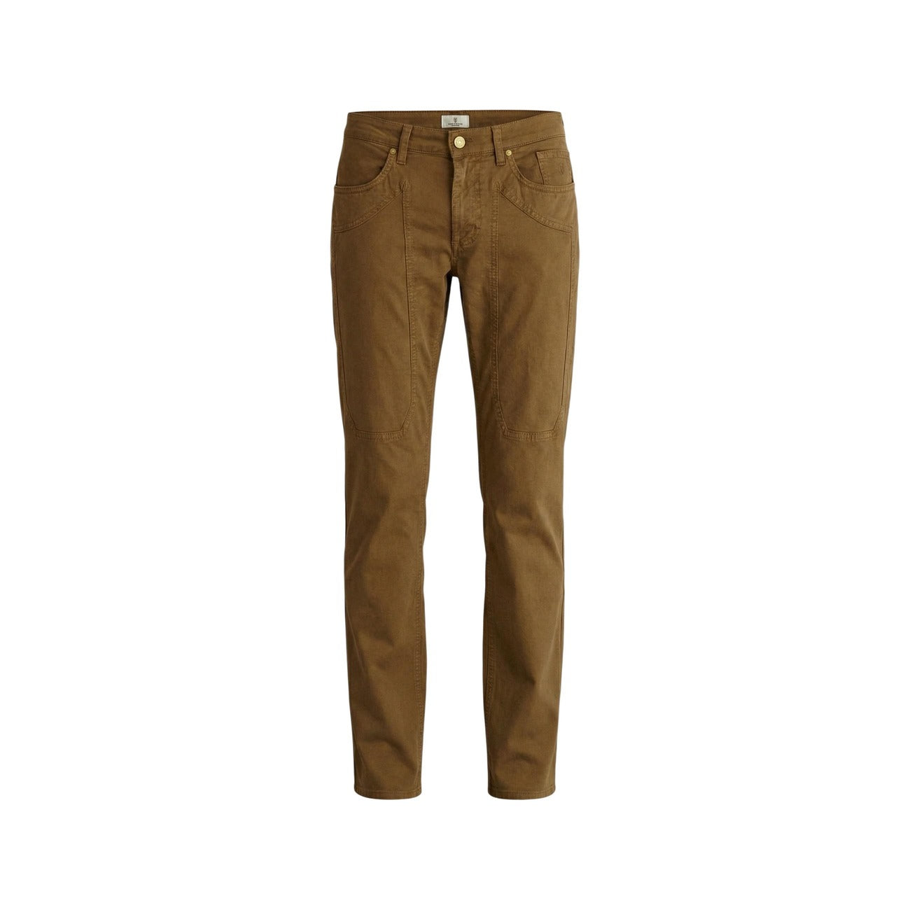 2457024 Jeckerson Pantaloni Marrone Ciniglia Uomo