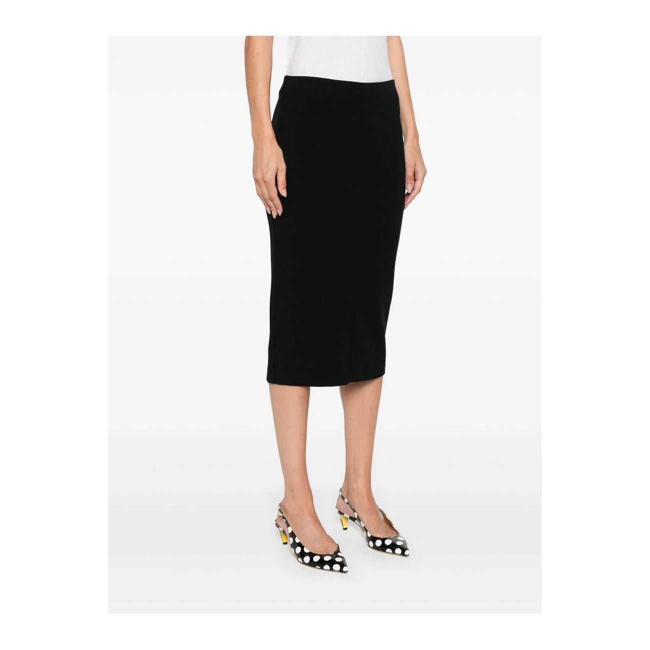 2438401 Pinko Gonna Nera Donna Viscosa 67% Elastan