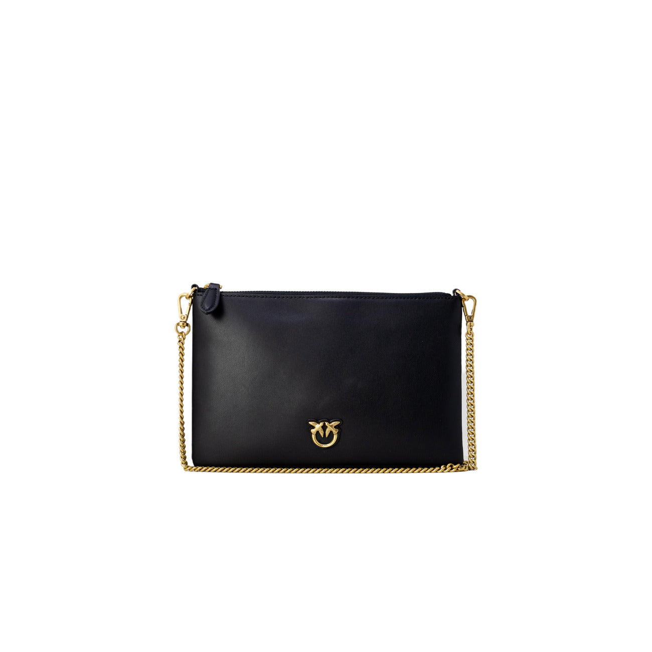428196 Pinko Borsa Tracolla Nera Ecopelle Cerniera Donna