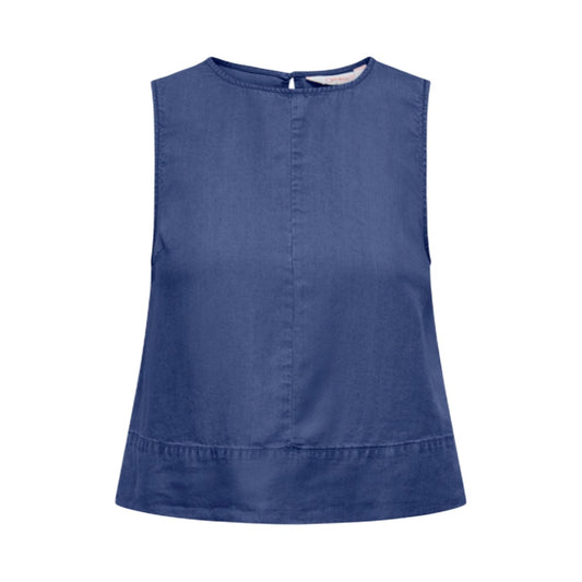 515655 Only Blouse Blu Smanicata Donna