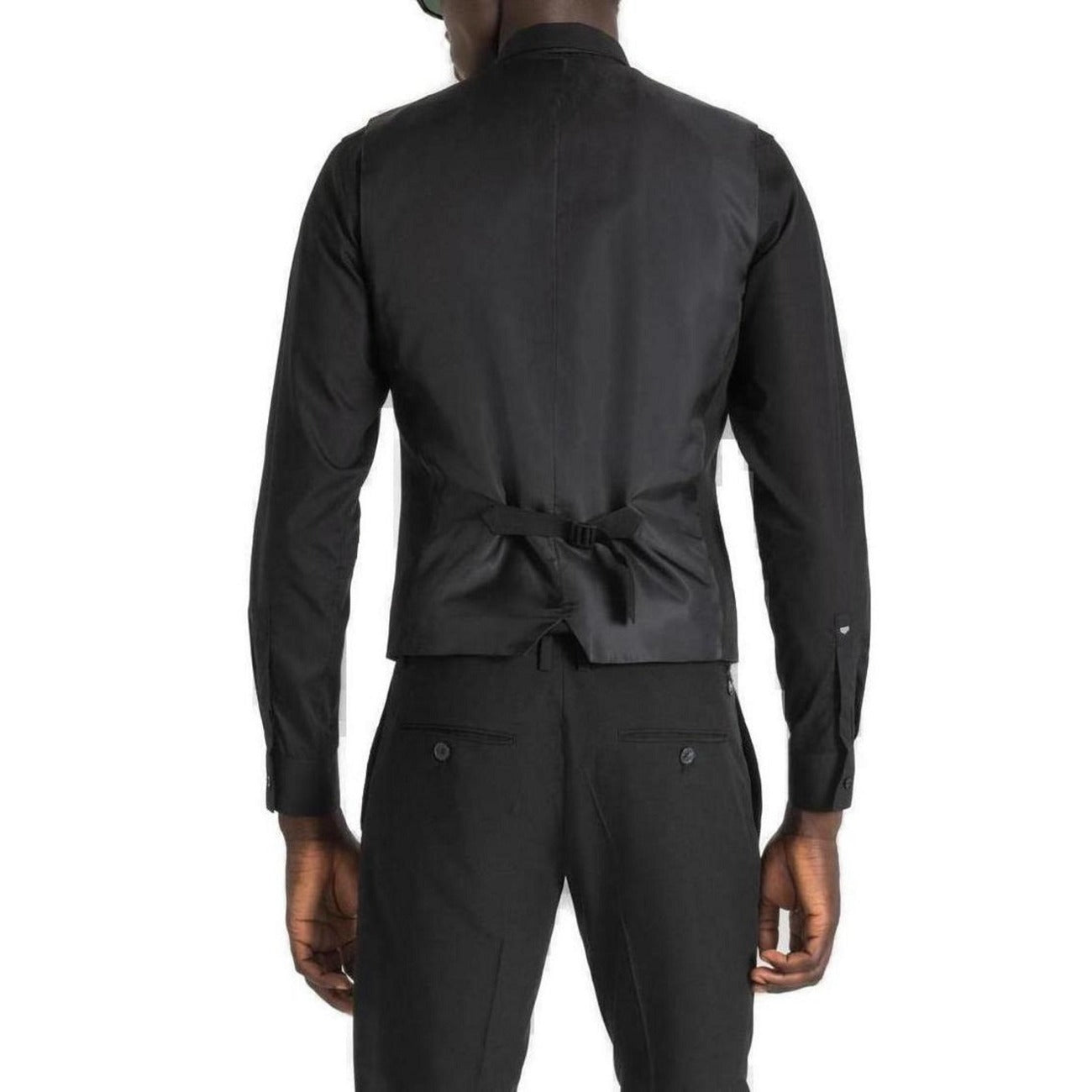 2224579 Antony Morato Gilet Nero Smanicato Uomo