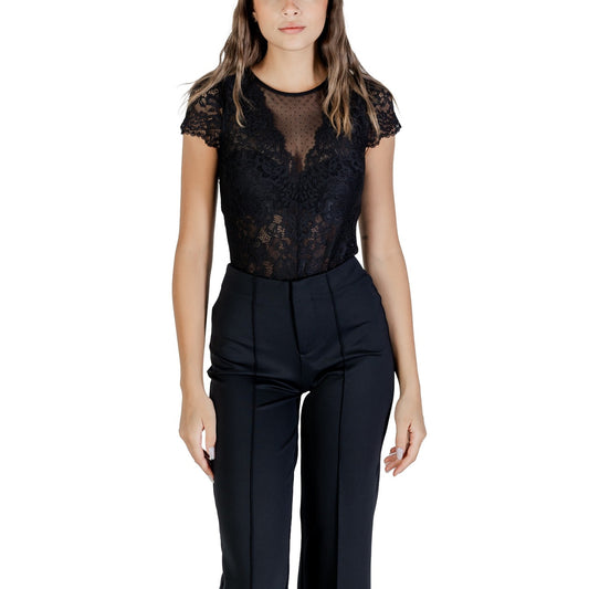 488268 Morgan De Toi Blusa Nera Maniche Corte Donna Autunno/Inverno