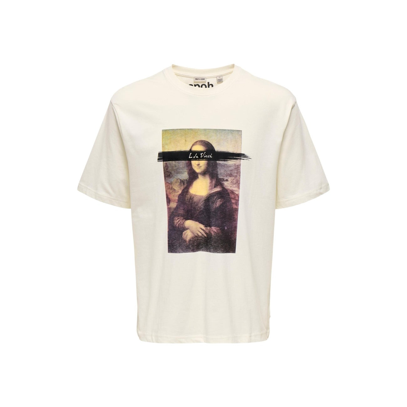2449060 Only & Sons T-shirt Bianca Stampa Uomo
