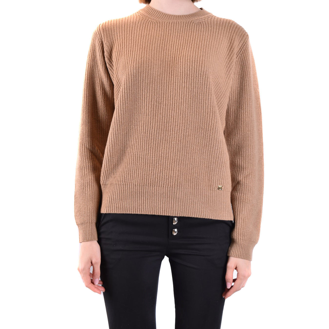 2423002 Pinko Maglia Beige Donna Lana 40% Viscosa 30% Poliammide 20% Cashmere 10%