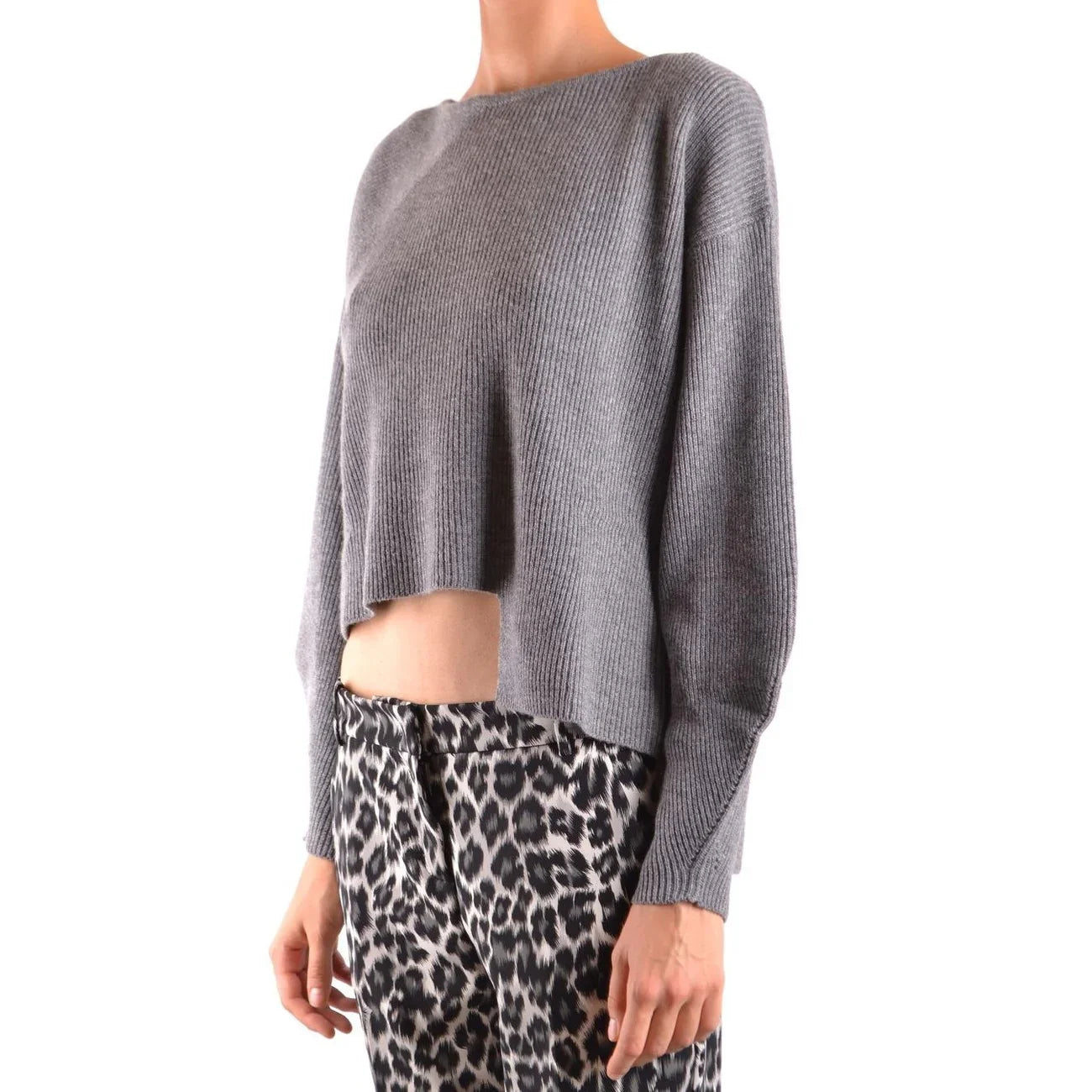2423057 Pinko Maglia Grigia Donna Lana 90% Cashmere 10%