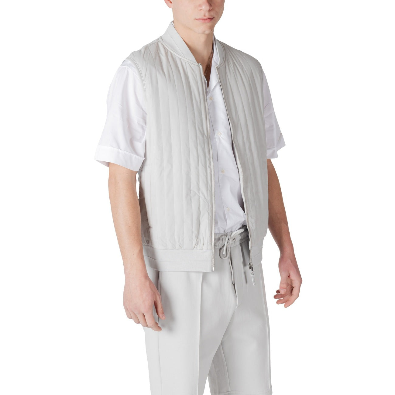 2412896 Antony Morato Gilet Grigio Cotone Smanicato Uomo