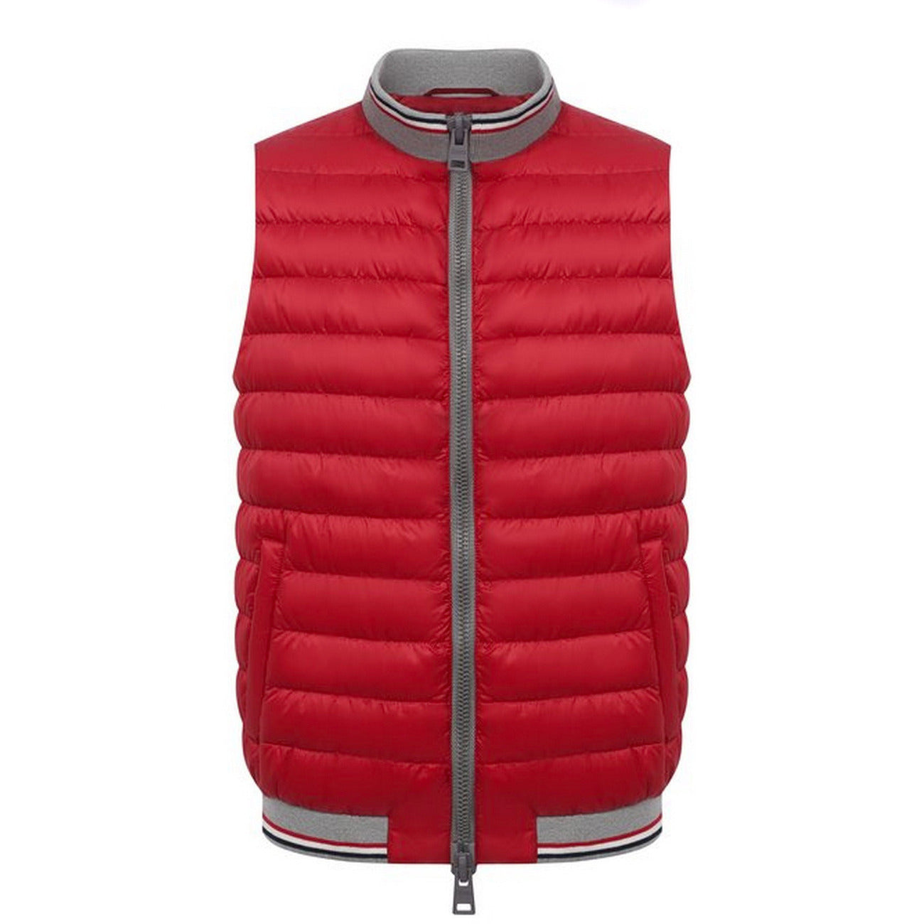2433302 Herno Giubbotto Rosso Smanicato Uomo