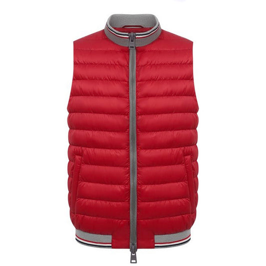 2433302 Herno Giubbotto Rosso Smanicato Uomo