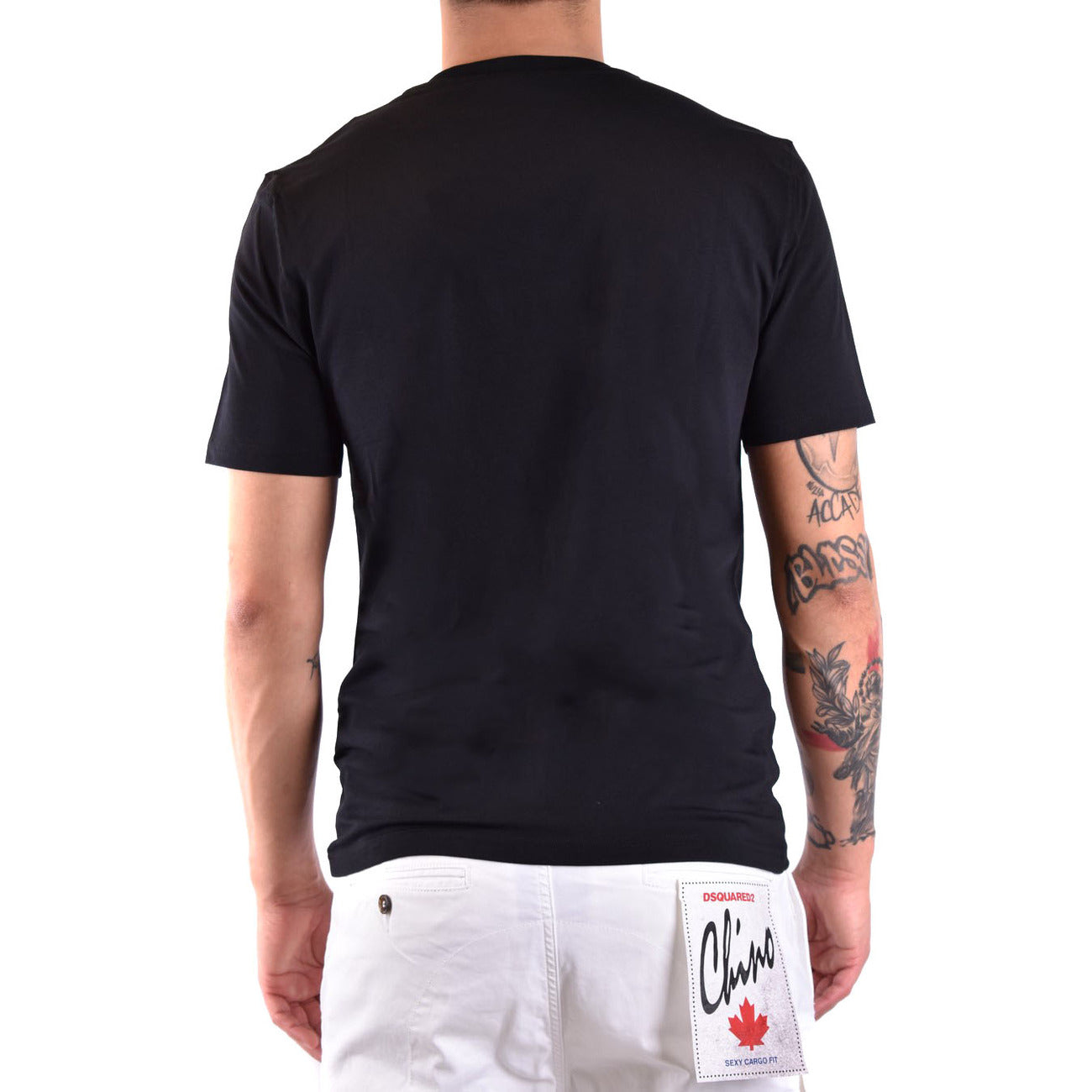 2430904 Moschino T-Shirt Nera Stampa Uomo