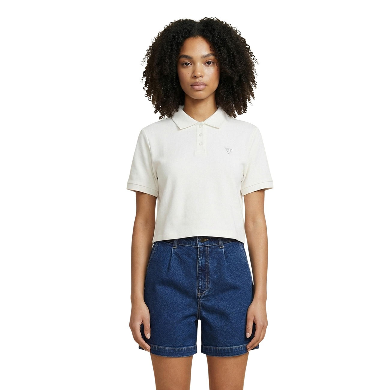 514474 Guess Polo Bianca Donna