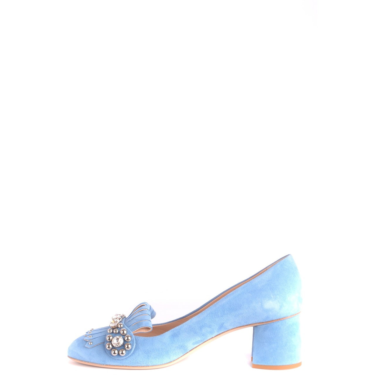 489374 Ninalilou Scarpe Décolleté Azzurro Donna Primavera/Estate