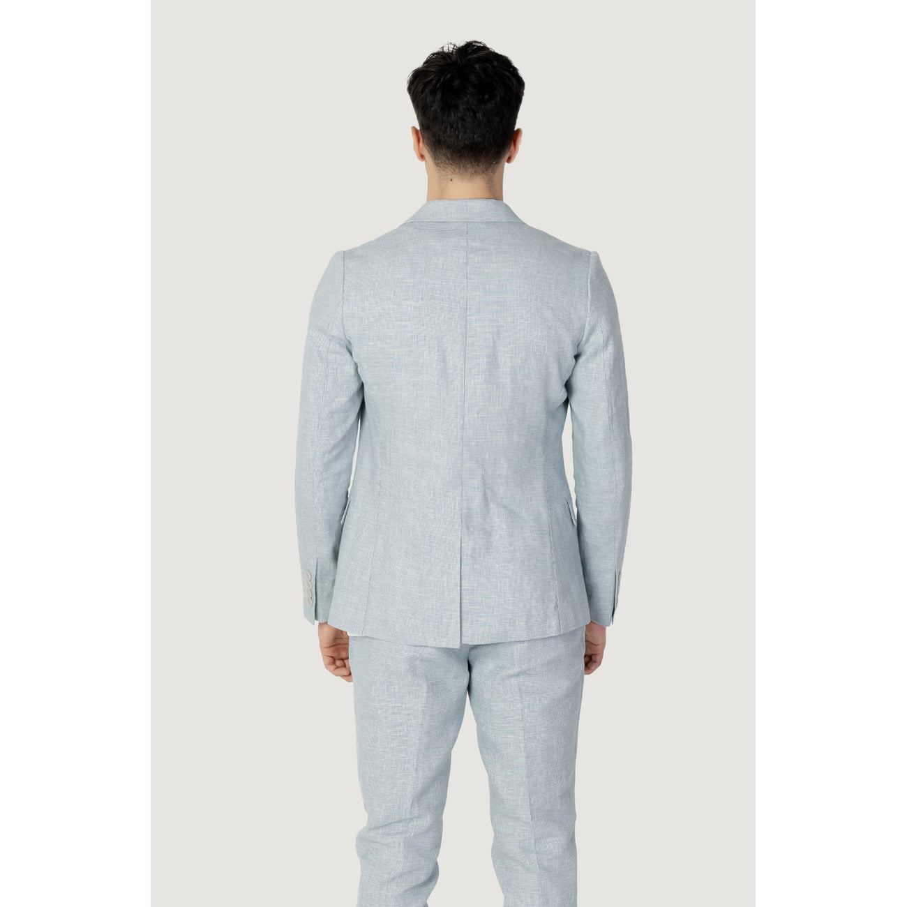 430326 Antony Morato Giacca Verde Melange Lino Uomo