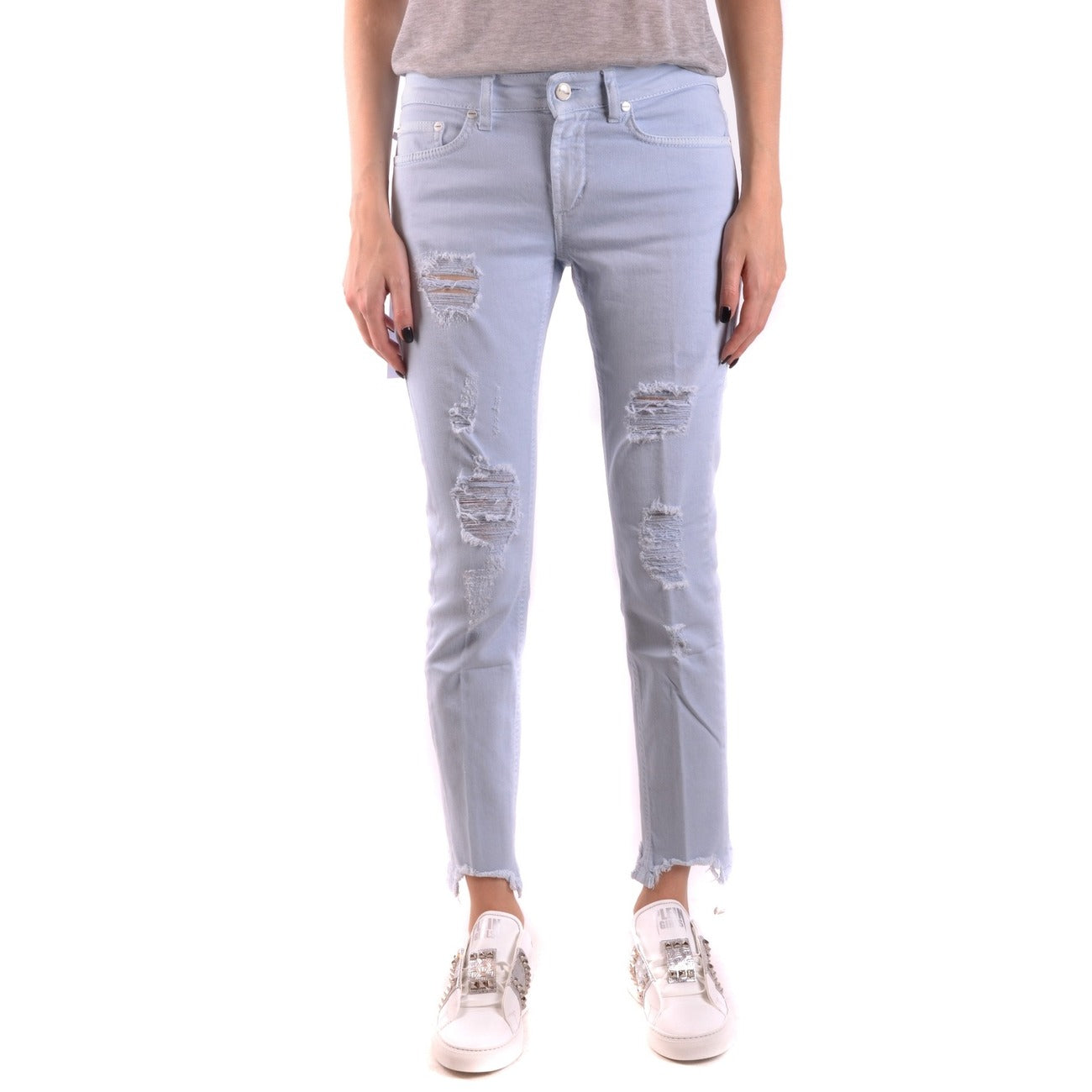 2429951 Dondup Jeans Azzurri Strappati Donna