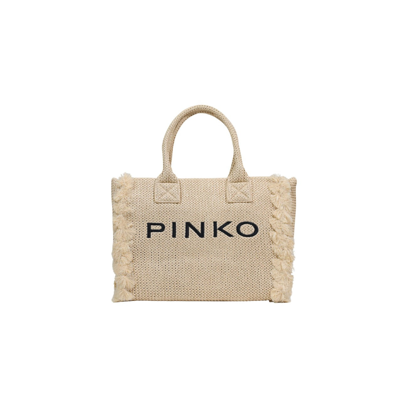 2467678 Pinko Beach Shopper Rafia Borsa Oro Donna