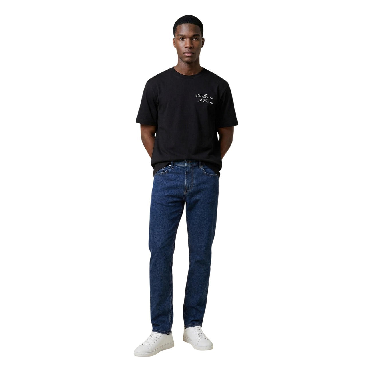 2459941 Calvin Klein Jeans T-Shirt Nero Uomo