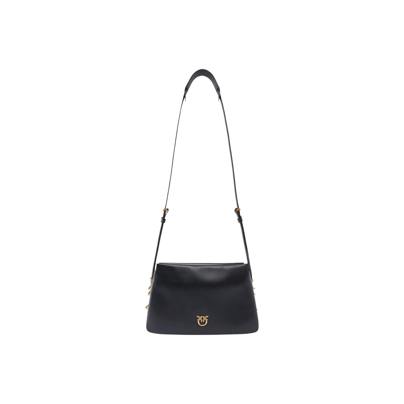 2453666 Pinko Borsa Tracolla Nera Pelle Zip Donna