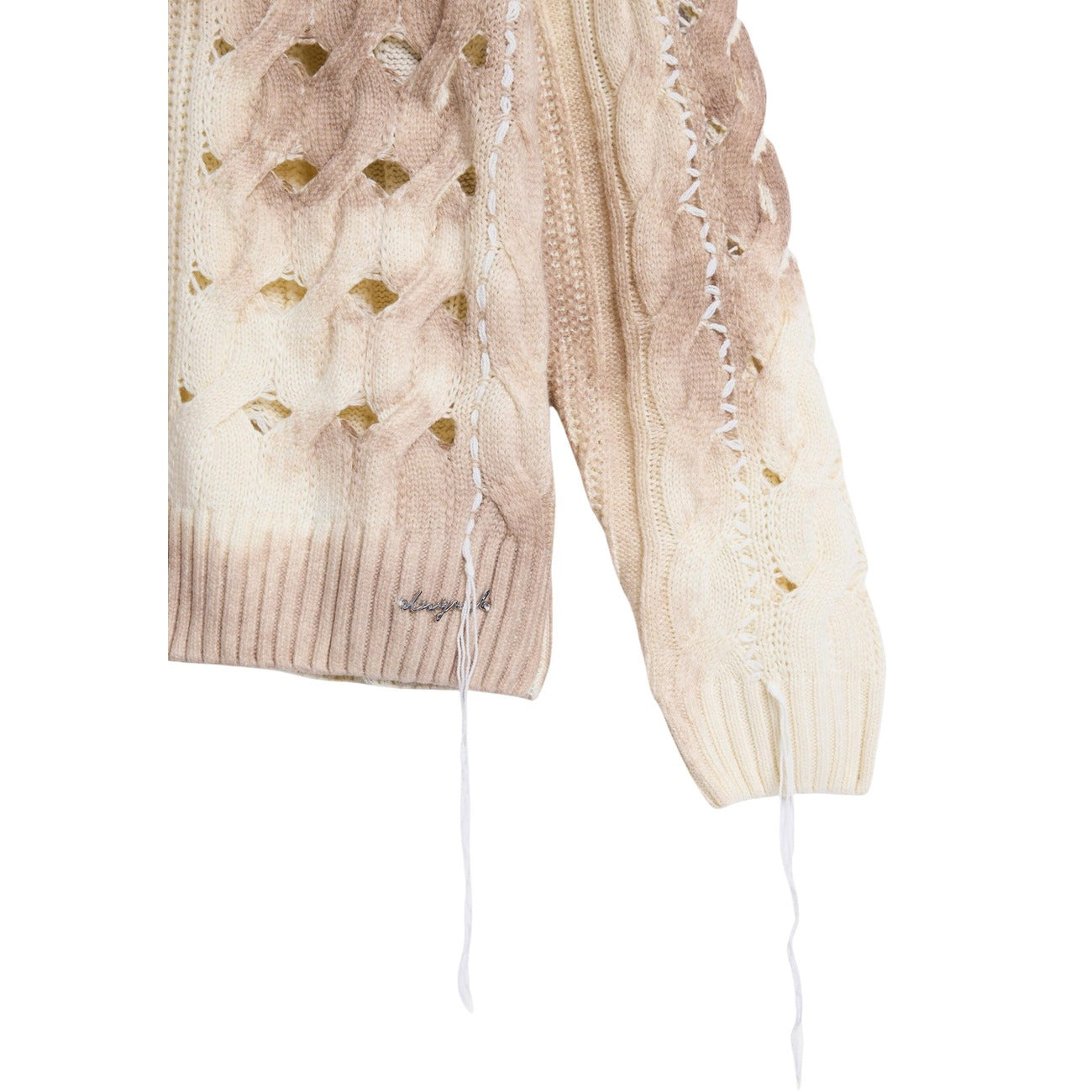 504186 Desigual Maglia Beige Donna Primavera/Estate