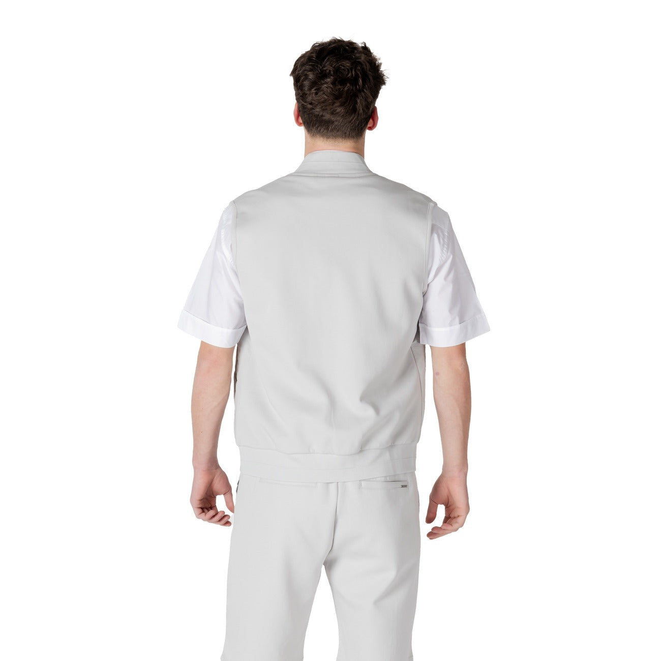 2412896 Antony Morato Gilet Grigio Cotone Smanicato Uomo