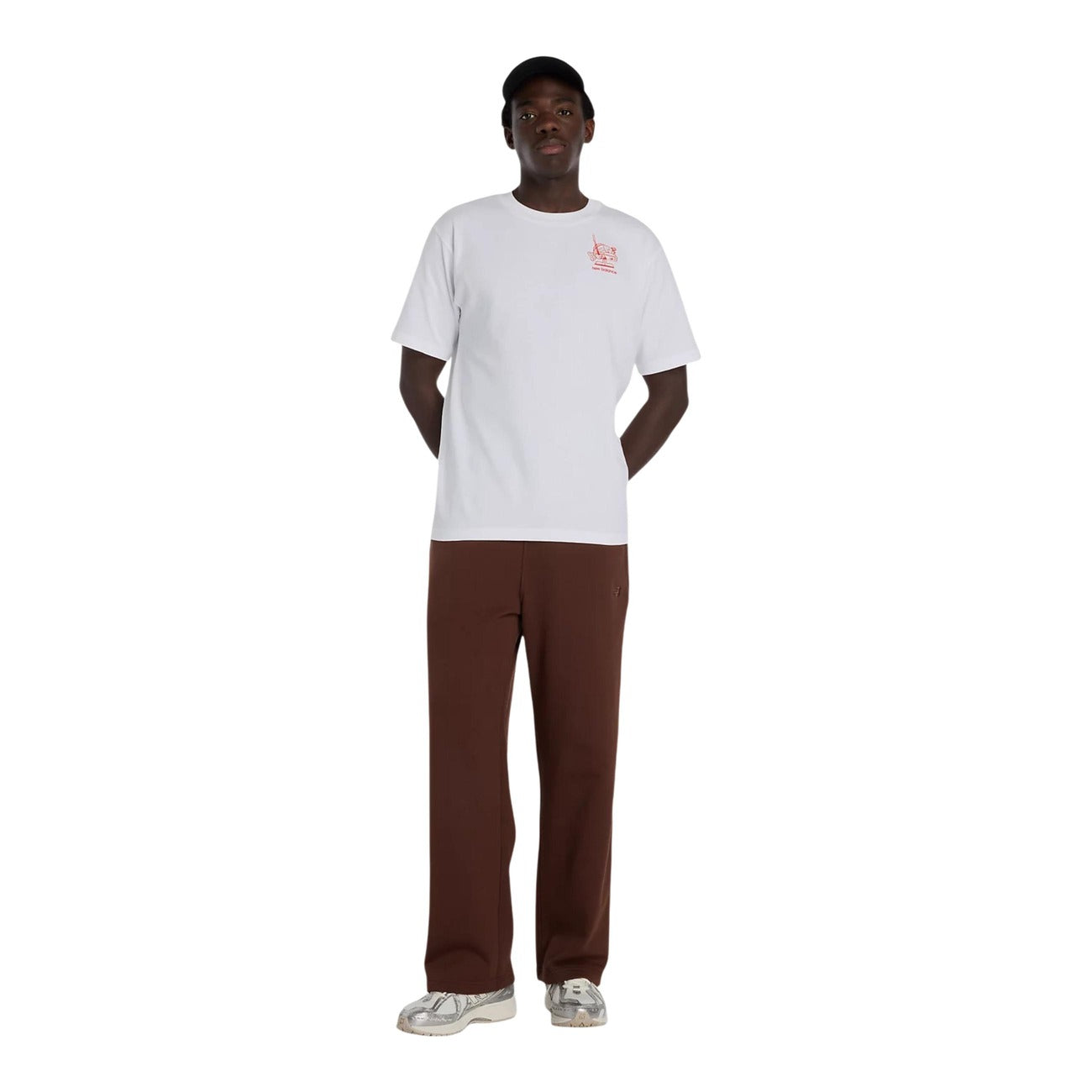 2452823 New Balance T-Shirt Bianco Uomo