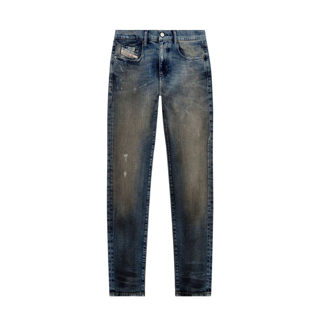 2429376 Diesel Jeans Blu Effetto Consumato Uomo