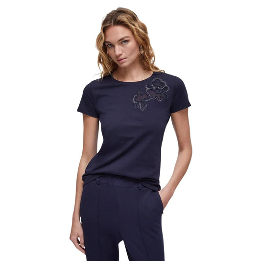 2456975 Liu Jo T-Shirt Blu 100% Cotone Donna