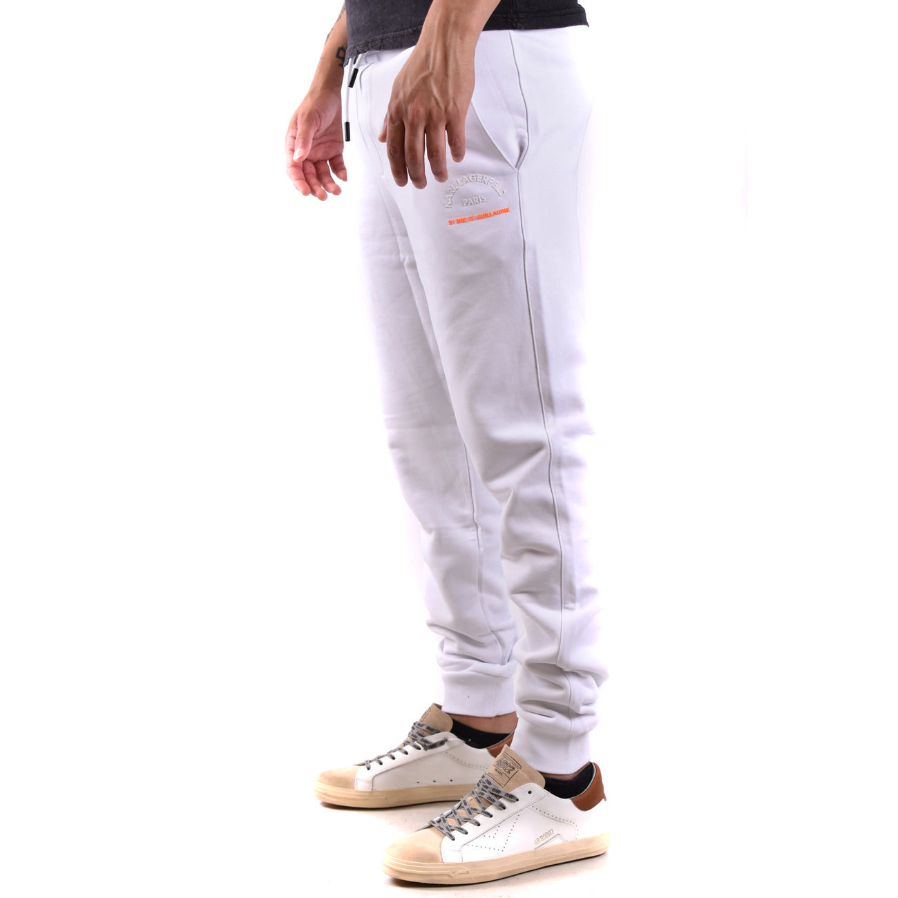 2442902 Karl Lagerfeld Pantaloni Bianco Cotone Uomo