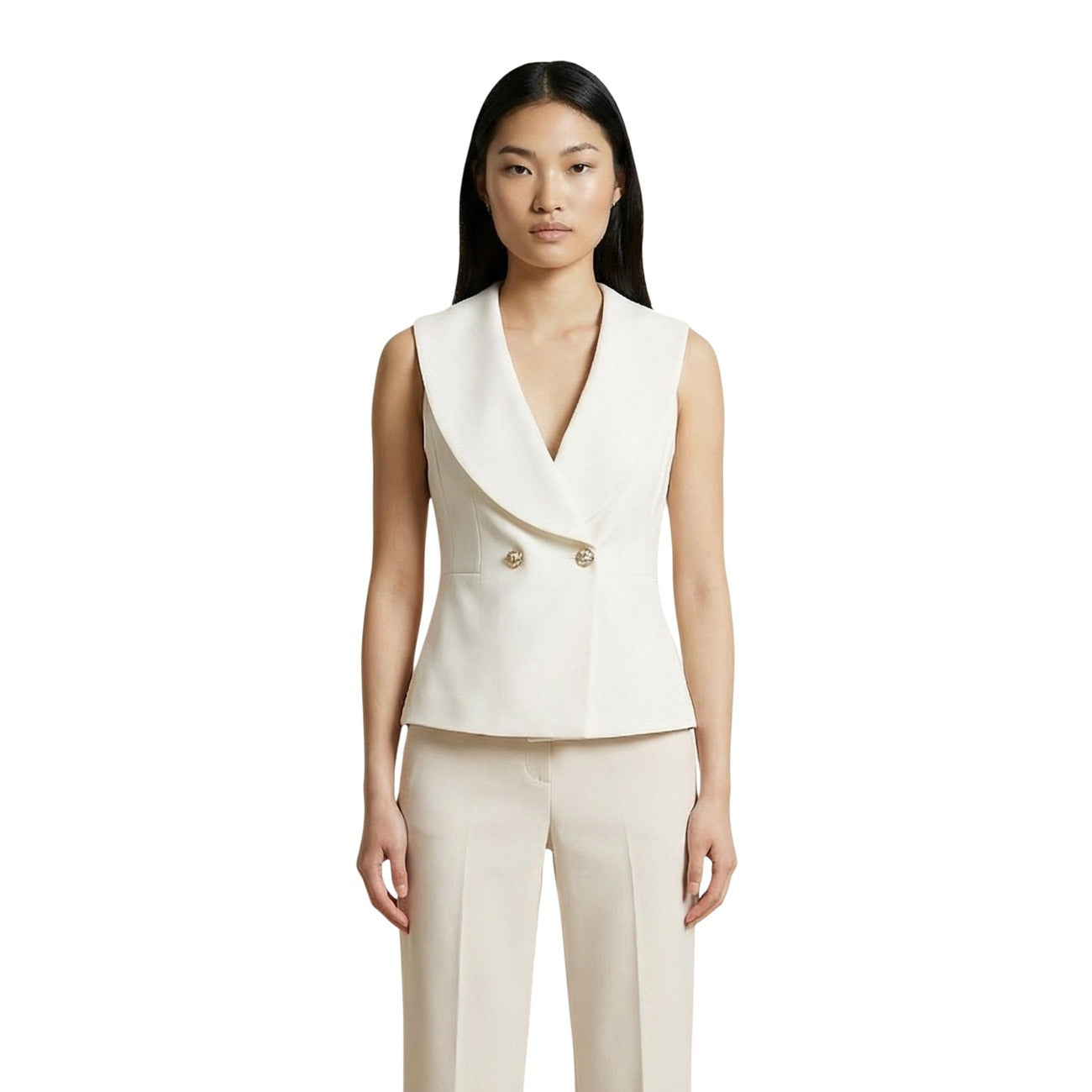 511739 Artigli Gilet Beige Donna Primavera/Estate