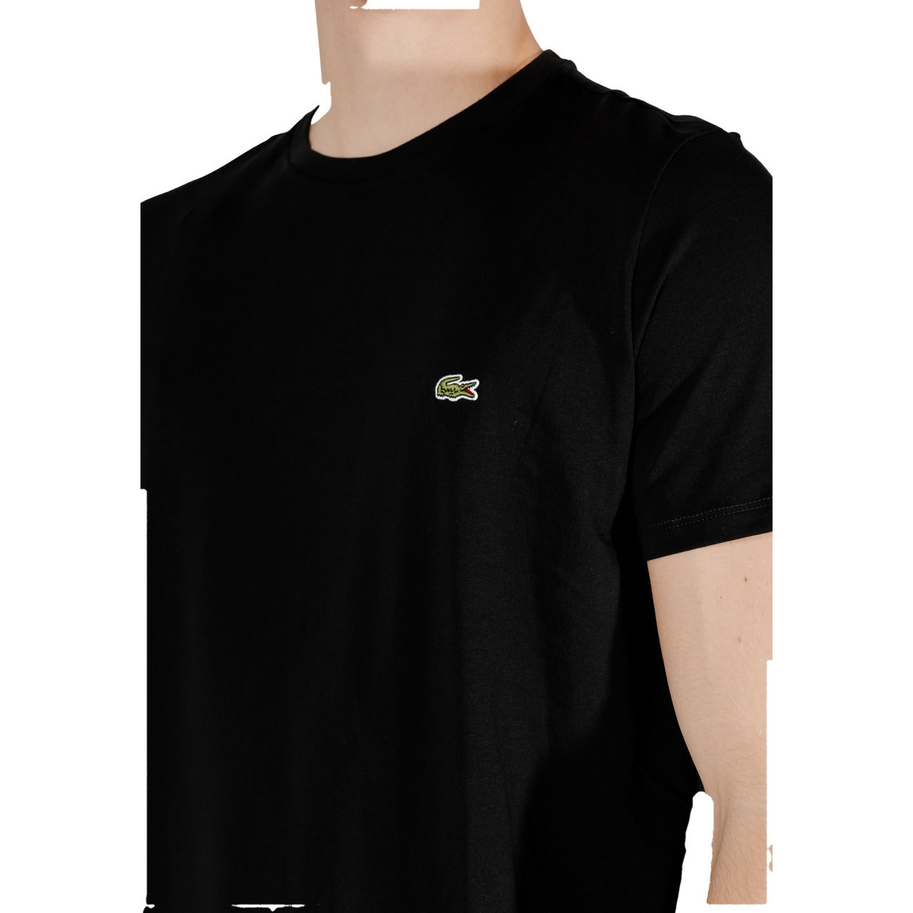 2412586 Lacoste T-Shirt Nera Uomo