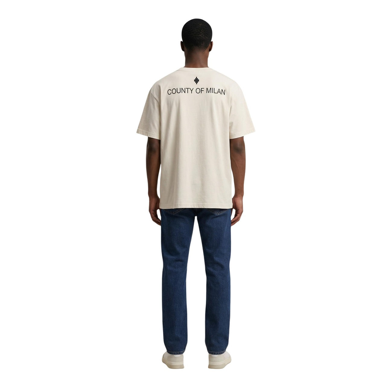 2459571 County Of Milan T-Shirt Beige Uomo