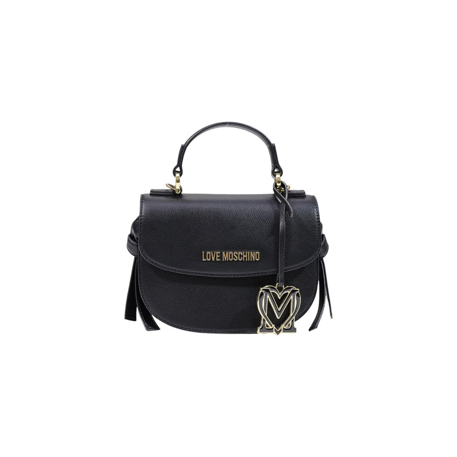 Borsa a Tracolla Patta Linea Signature Charm Heart Nero