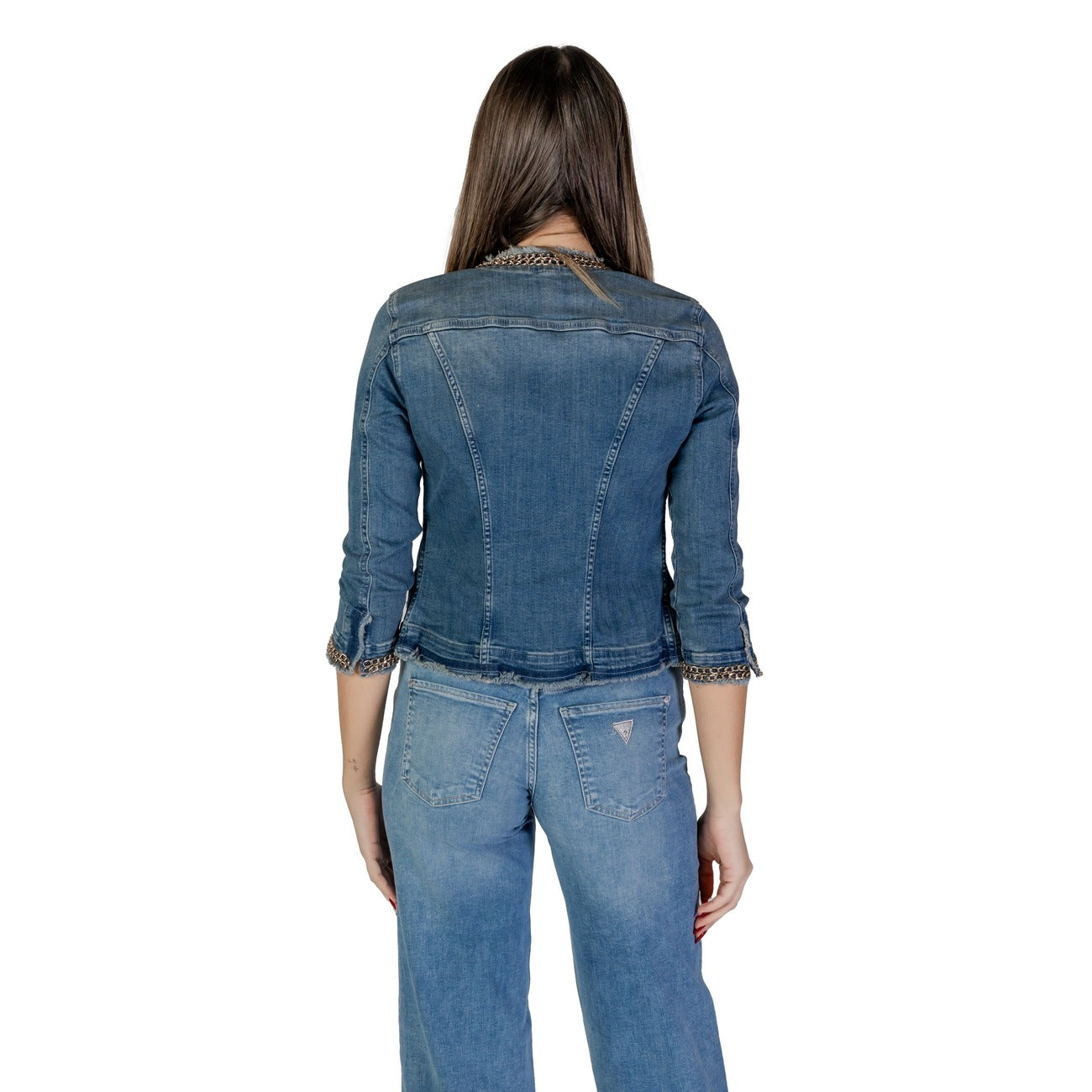 479662 Liu Jo Giacca Azzurra Cotone Donna