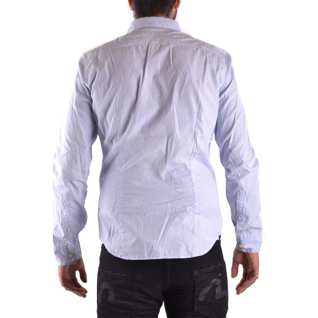 2431788 Neil Barrett Camicia Azzurro Maniche Lunghe Uomo