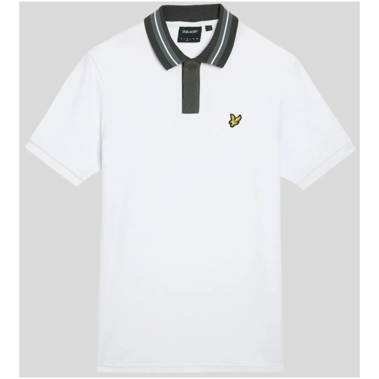 2419583 Lyle & Scott Polo Grigia Colorata Uomo