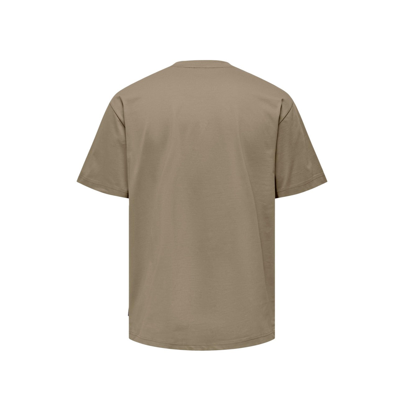 2448926 Only & Sons T-shirt Marrone Cotone Organico Uomo