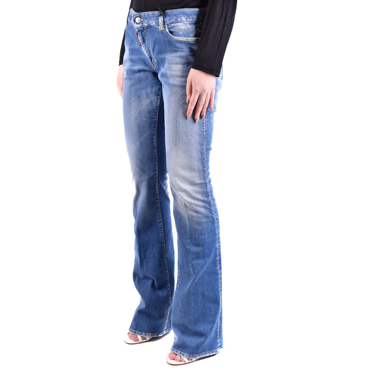 488582 Dsquared2 Jeans Blu Effetto Consumato Donna Primavera/Estate